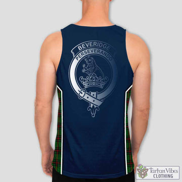 (Customer's Request) Beveridge Tartan Men's Tank Top with Lion Rampant Vibes Sport Style and New Zealand Coat of Arms Inspired