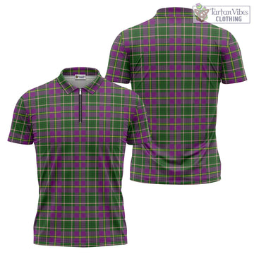 Taylor (Tailylour) Tartan Zipper Polo Shirt