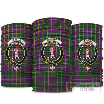 Taylor (Tailylour) Tartan Neck Gaiters, Tartan Bandanas, Tartan Head Band with Family Crest