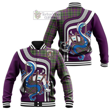 Taylor (Tailylour) Tartan Baseball Jacket with Epic Bagpipe Style