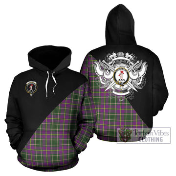 Taylor (Tailylour) Tartan Hoodie with Family Crest and Military Logo Style