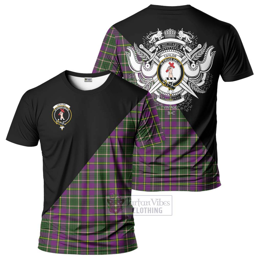 Taylor (Tailyour) Tartan T-Shirt with Family Crest and Military Logo Style Kid's Shirt - Tartan Vibes Clothing