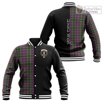 Taylor (Tailylour) Tartan Baseball Jacket with Family Crest and Half Of Me Style