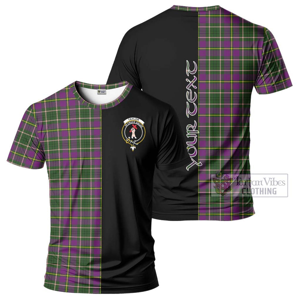 Taylor (Tailylour) Tartan T-Shirt with Family Crest and Half Of Me Style Kid's Shirt - Tartanvibesclothing Shop