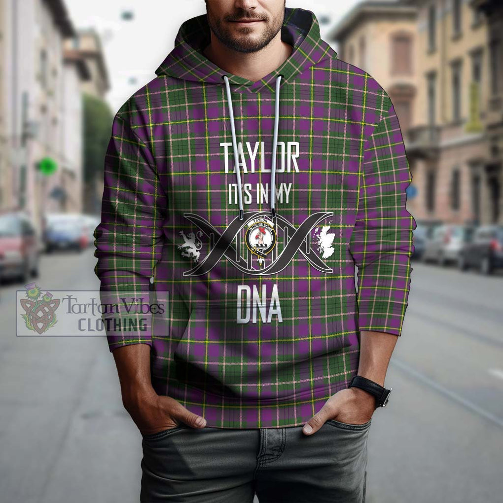 Taylor (Tailylour) Tartan Hoodie with Family Crest DNA In Me Style Pullover Hoodie - Tartanvibesclothing Shop