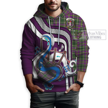 Taylor (Tailylour) Tartan Hoodie with Epic Bagpipe Style