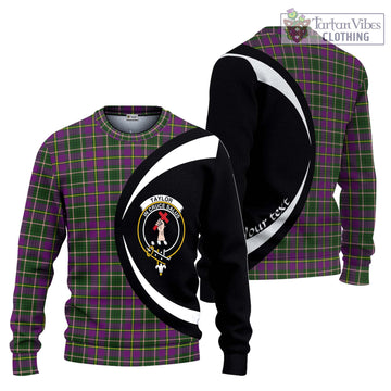 Taylor (Tailylour) Tartan Ugly Sweater with Family Crest Circle Style