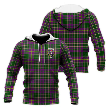 Taylor (Tailylour) Tartan Knitted Hoodie with Family Crest