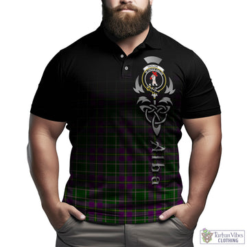 Taylor (Tailylour) Tartan Polo Shirt Featuring Alba Gu Brath Family Crest Celtic Inspired