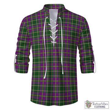 Taylor Tartan Men's Scottish Traditional Jacobite Ghillie Kilt Shirt