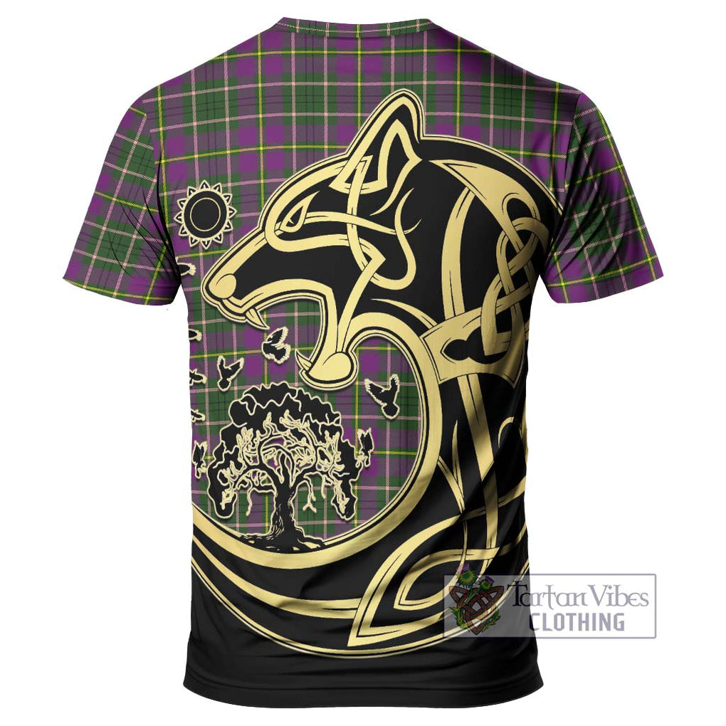 Taylor (Tailylour) Tartan T-Shirt with Family Crest Celtic Wolf Style - Tartan Vibes Clothing