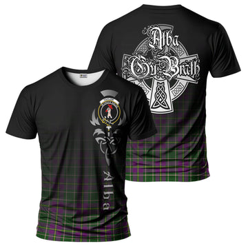 Taylor (Tailylour) Tartan T-Shirt Featuring Alba Gu Brath Family Crest Celtic Inspired