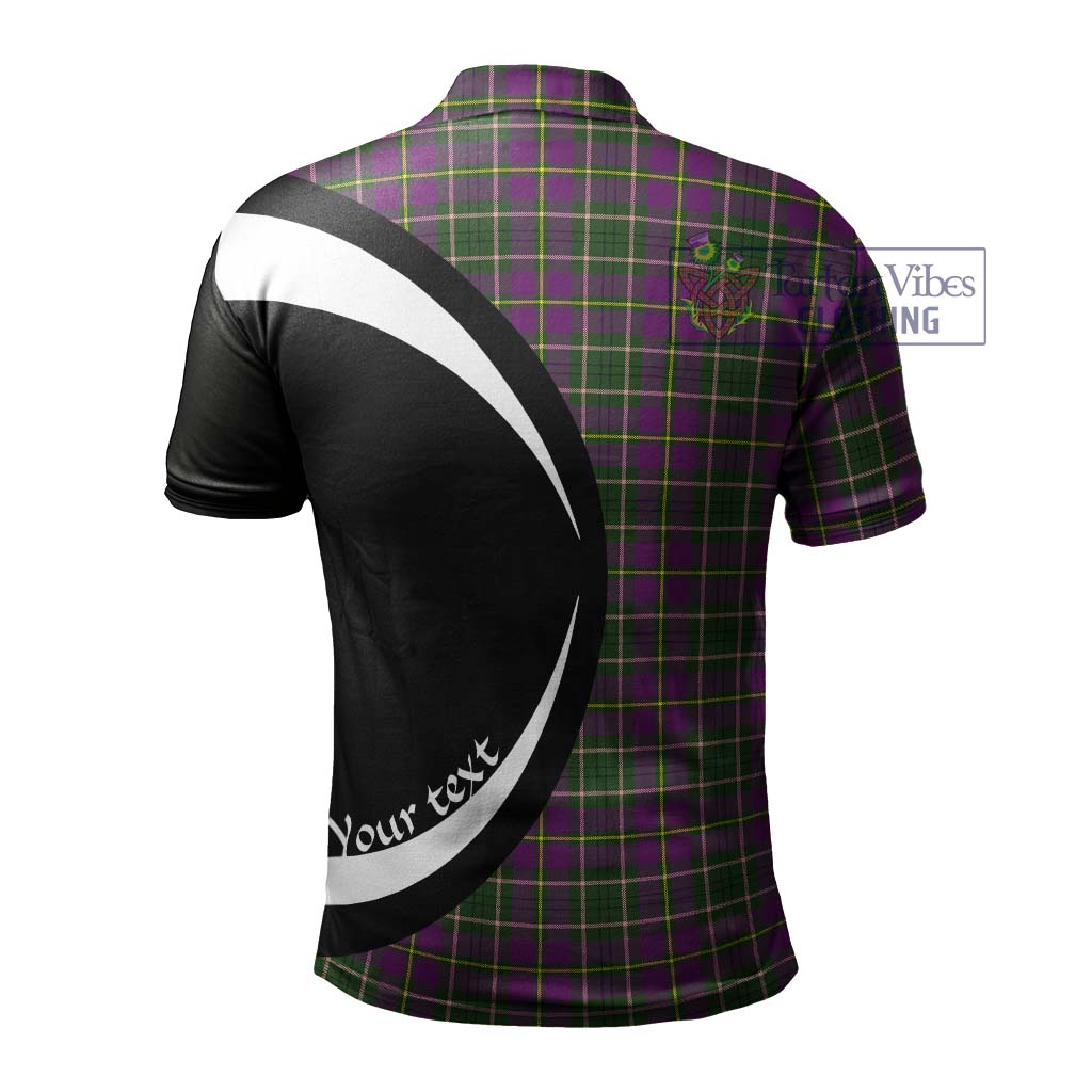 Taylor (Tailyour) Tartan Men's Polo Shirt with Family Crest Circle Style - Tartan Vibes Clothing
