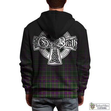 Taylor (Tailylour) Tartan Hoodie Featuring Alba Gu Brath Family Crest Celtic Inspired