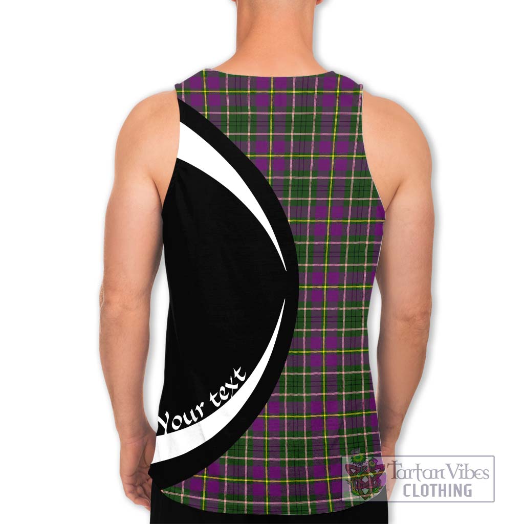 Taylor (Tailylour) Tartan Men's Tank Top with Family Crest Circle Style - Tartan Vibes Clothing