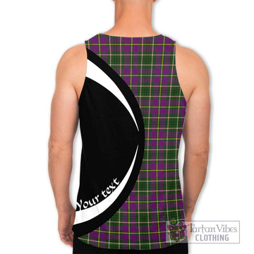 Taylor (Tailylour) Tartan Men's Tank Top with Family Crest Circle Style