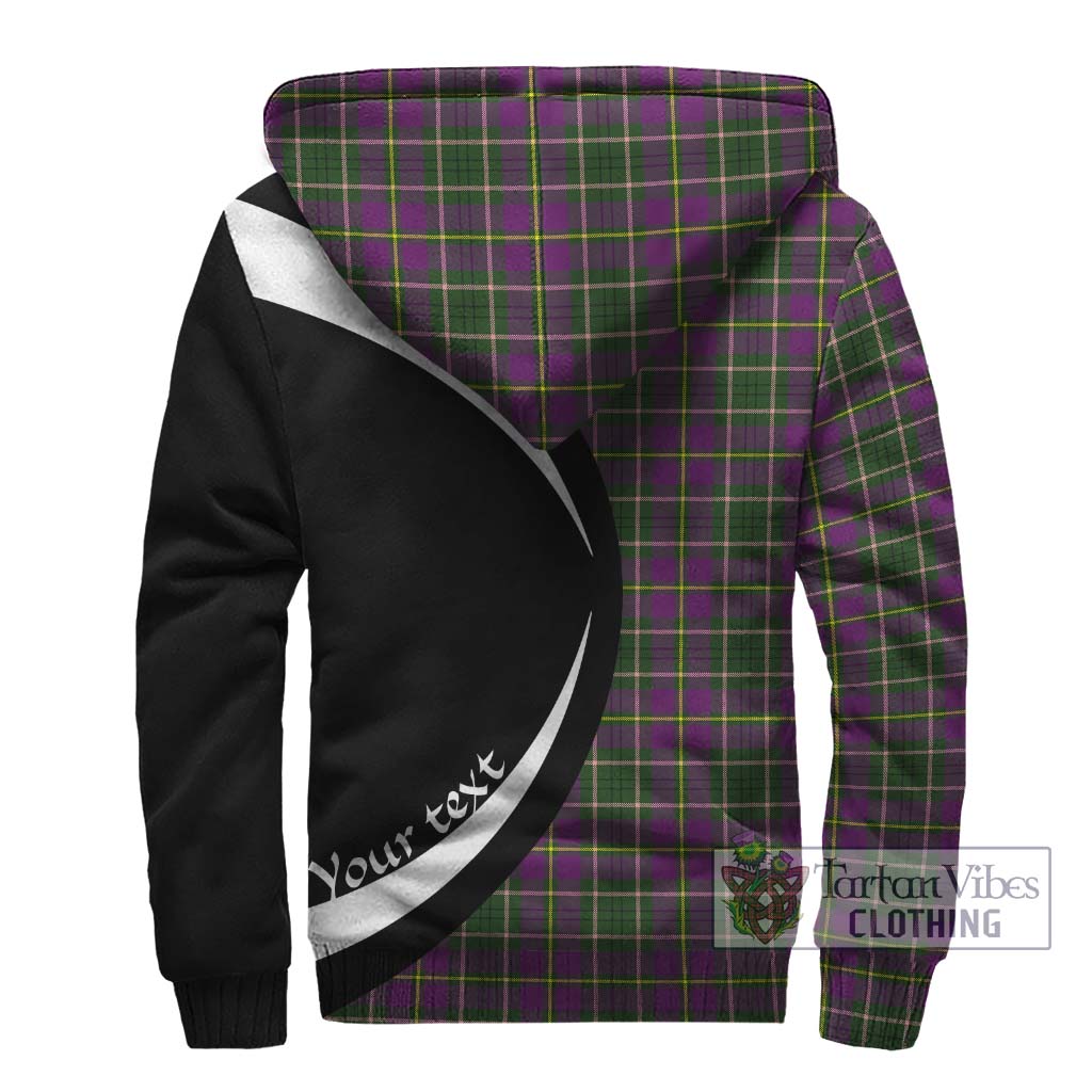 Taylor (Tailylour) Tartan Sherpa Hoodie with Family Crest Circle Style - Tartan Vibes Clothing