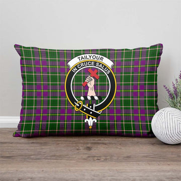 Taylor (Tailylour) Tartan Pillow Cover with Family Crest