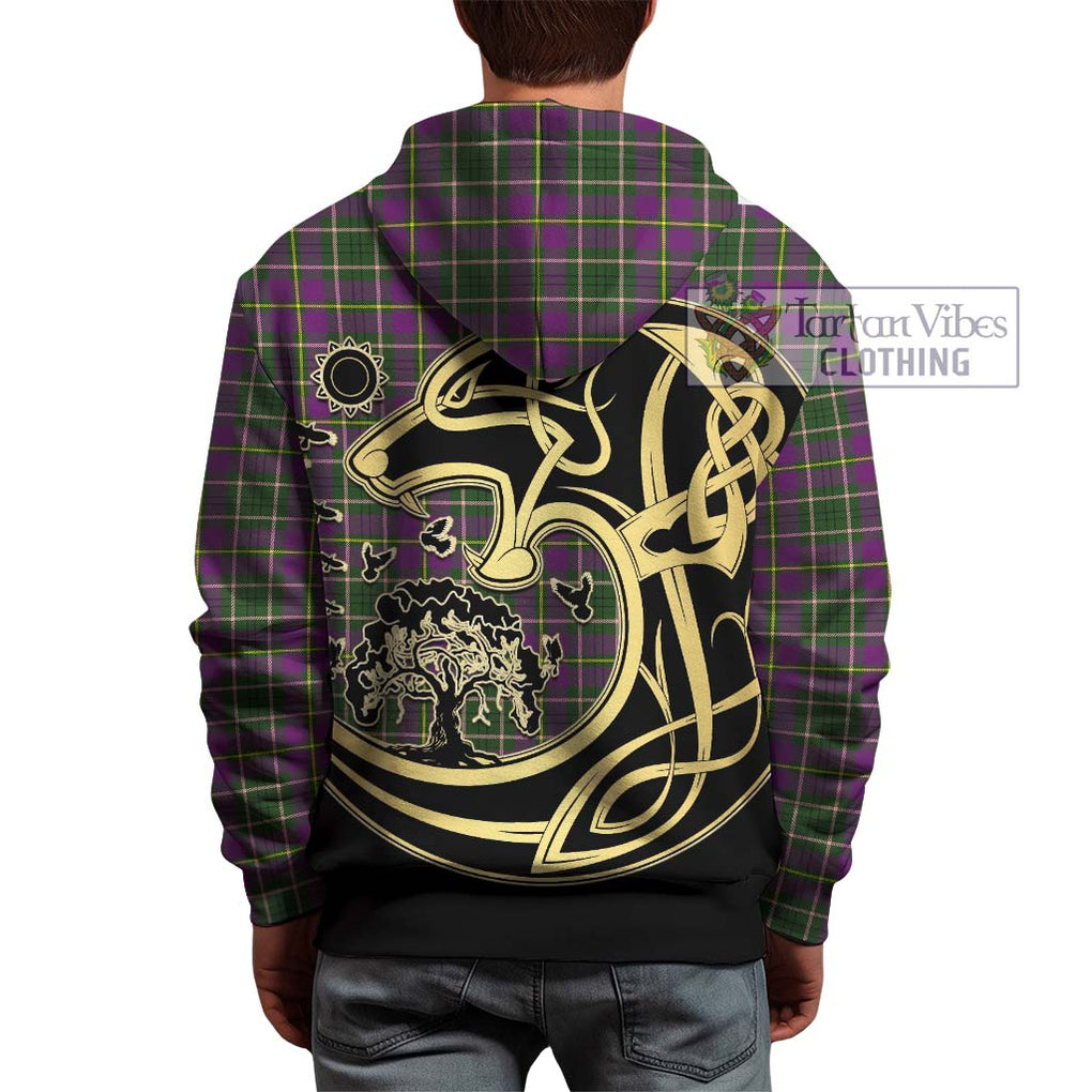 Taylor (Tailylour) Tartan Hoodie with Family Crest Celtic Wolf Style - Tartan Vibes Clothing