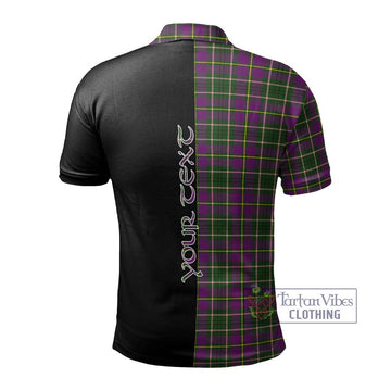 Taylor (Tailylour) Tartan Polo Shirt with Family Crest and Half Of Me Style