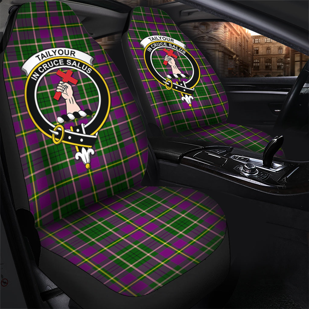 Taylor (Tailyour) Tartan Car Seat Cover with Family Crest - Tartan Vibes Clothing
