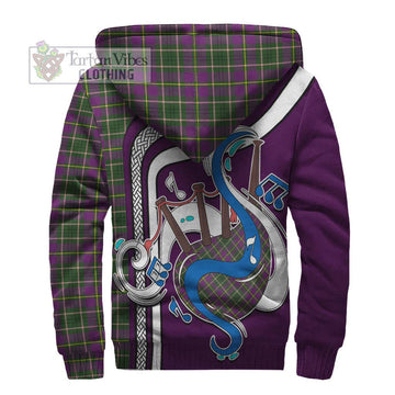 Taylor (Tailylour) Tartan Sherpa Hoodie with Epic Bagpipe Style