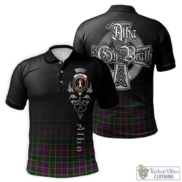 Taylor (Tailylour) Tartan Polo Shirt Featuring Alba Gu Brath Family Crest Celtic Inspired