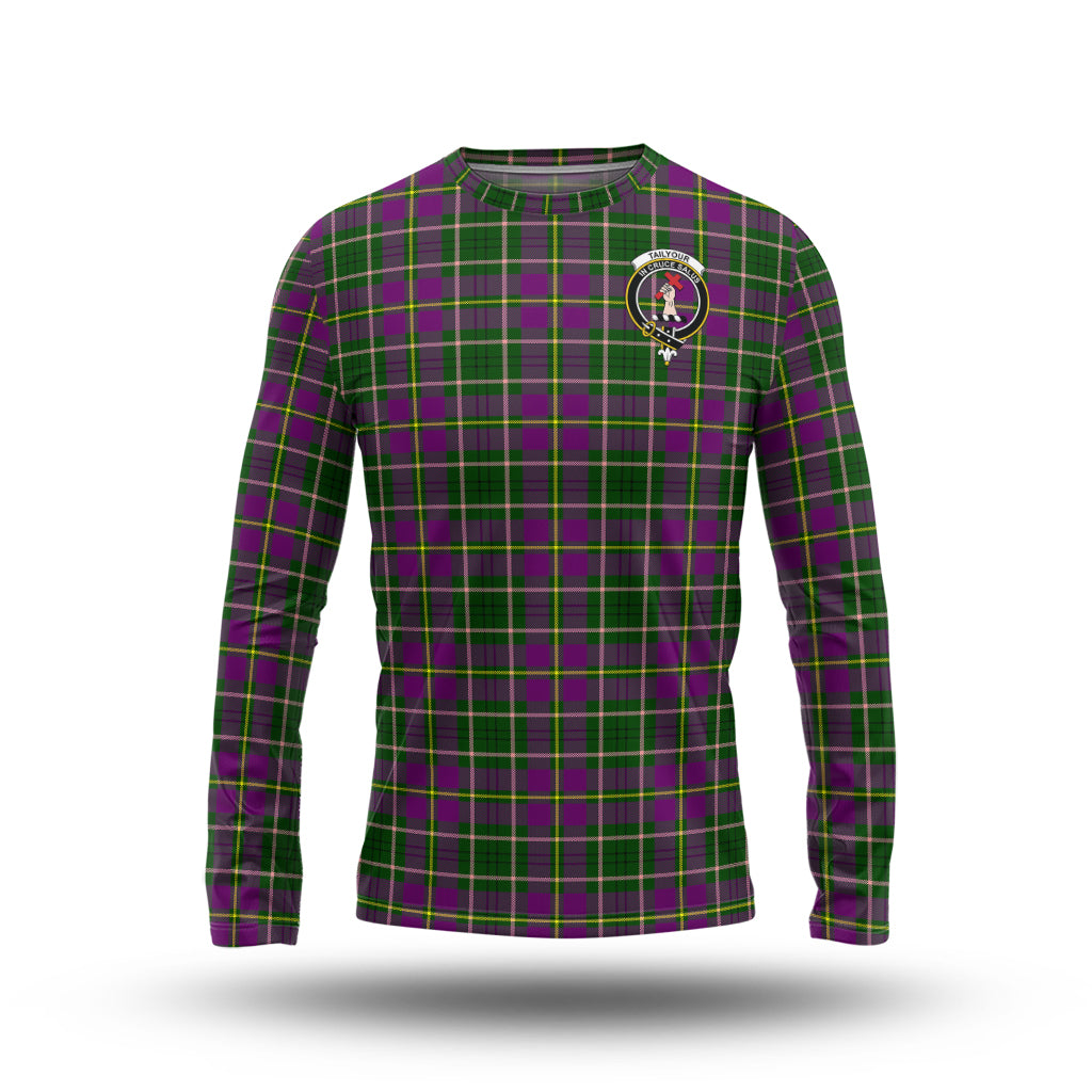 taylor-tartan-long-sleeve-t-shirt-with-family-crest