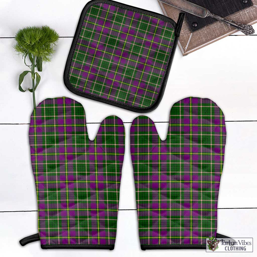 Taylor (Tailyour) Tartan Combo Oven Mitt & Pot-Holder Black - Tartan Vibes Clothing