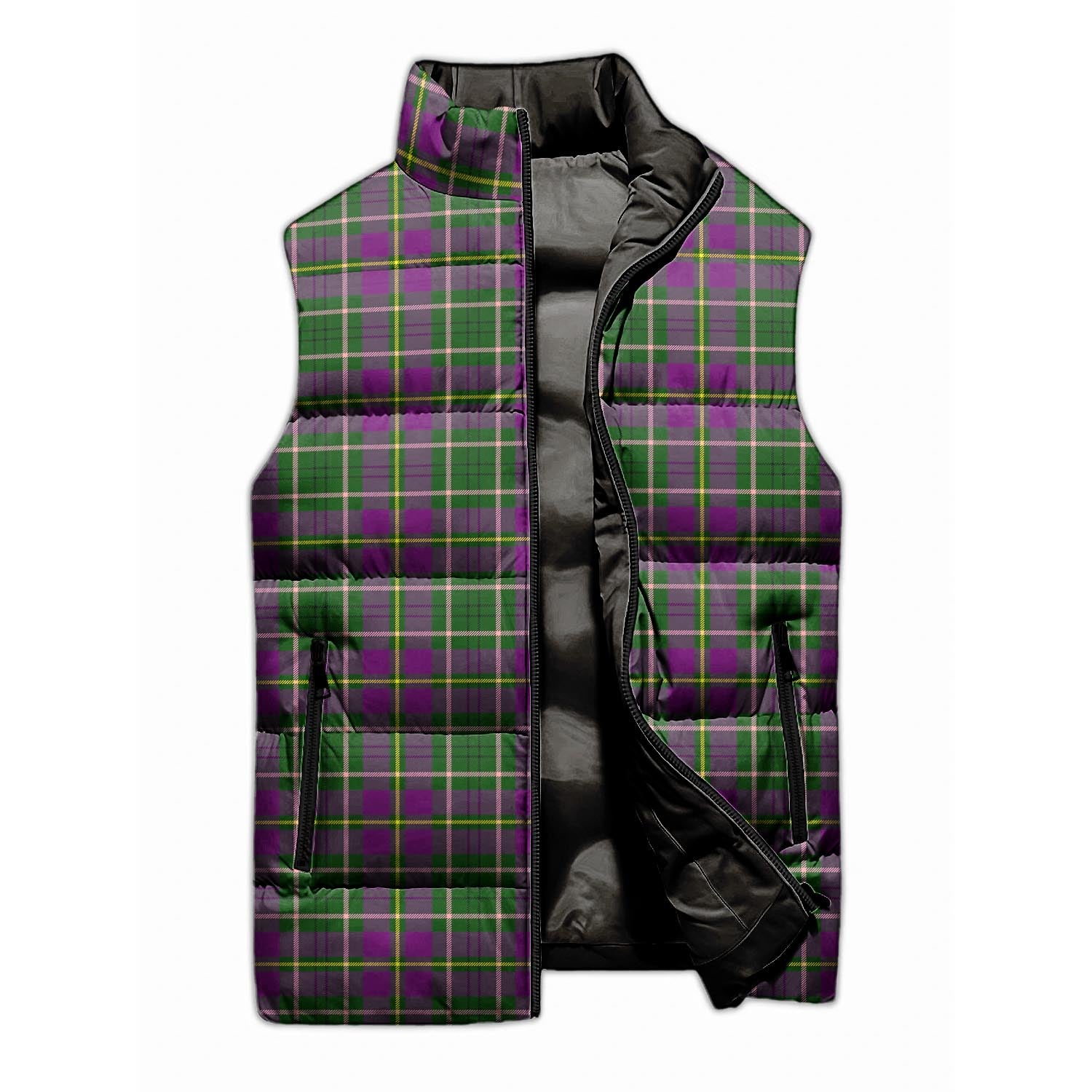 Taylor Tartan Sleeveless Puffer Jacket - Tartanvibesclothing