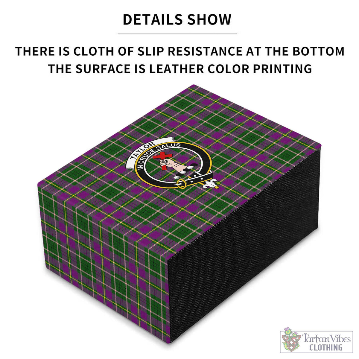 Taylor (Tailyour) Tartan Pen Holder with Family Crest - Tartan Vibes Clothing