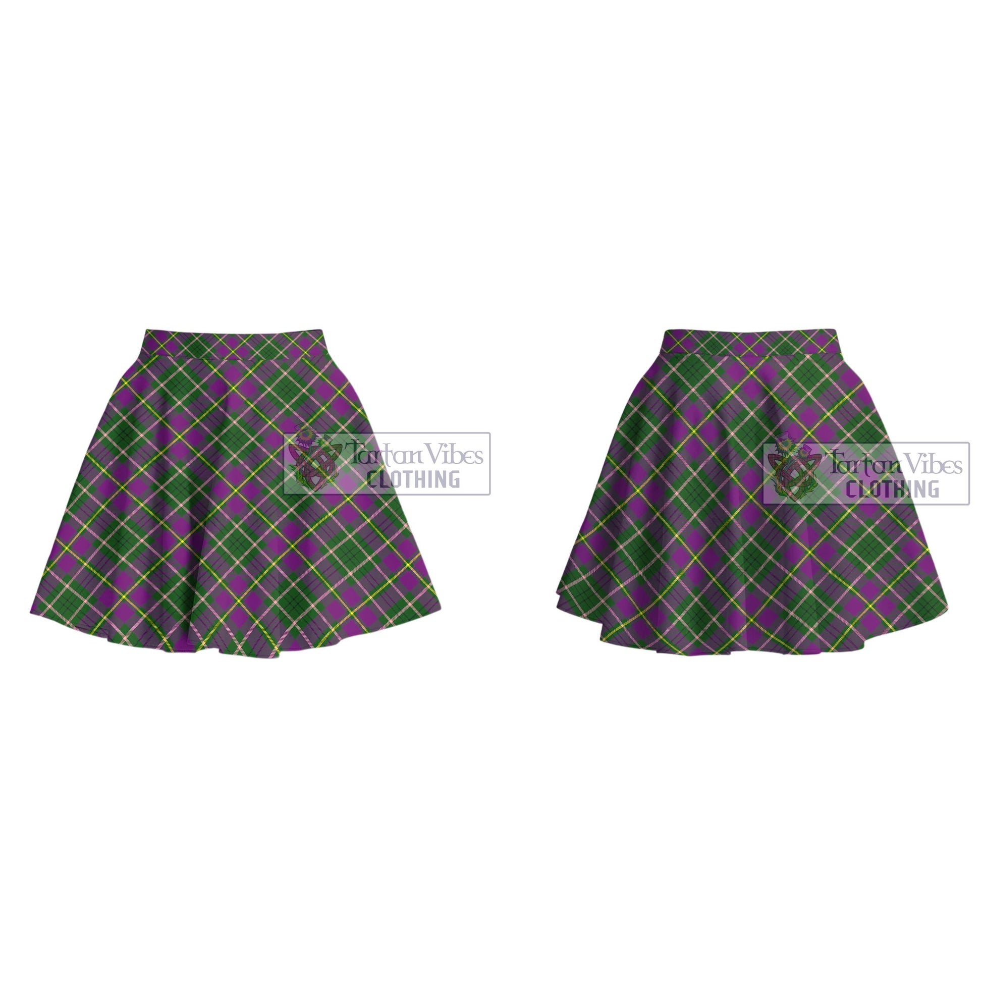 Tartan Vibes Clothing Taylor Tartan Women's Plated Mini Skirt