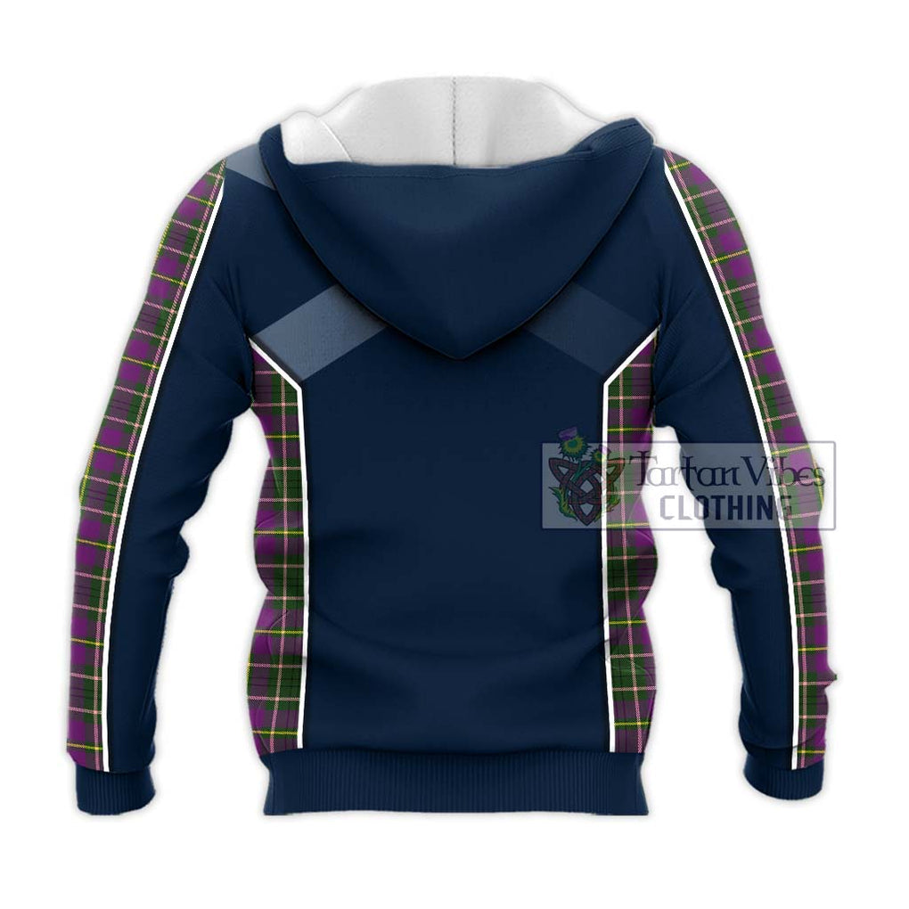 Taylor (Tailylour) Tartan Knitted Hoodie with Family Crest and Lion Rampant Vibes Sport Style - Tartan Vibes Clothing