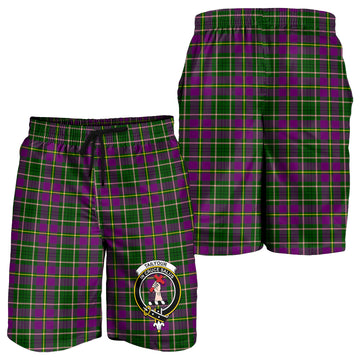 Taylor (Tailylour) Tartan Mens Shorts with Family Crest