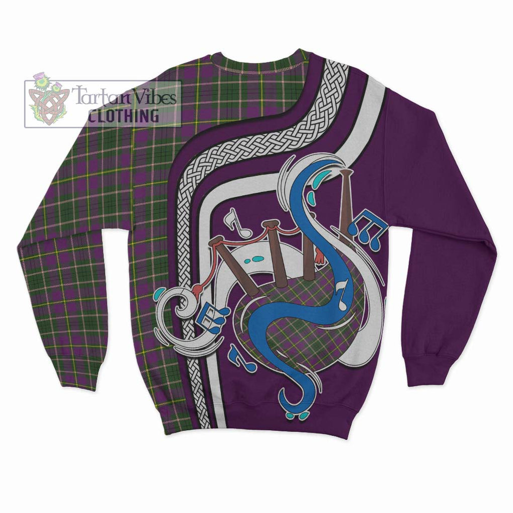 Tartan Vibes Clothing Taylor Tartan Sweatshirt with Epic Bagpipe Style