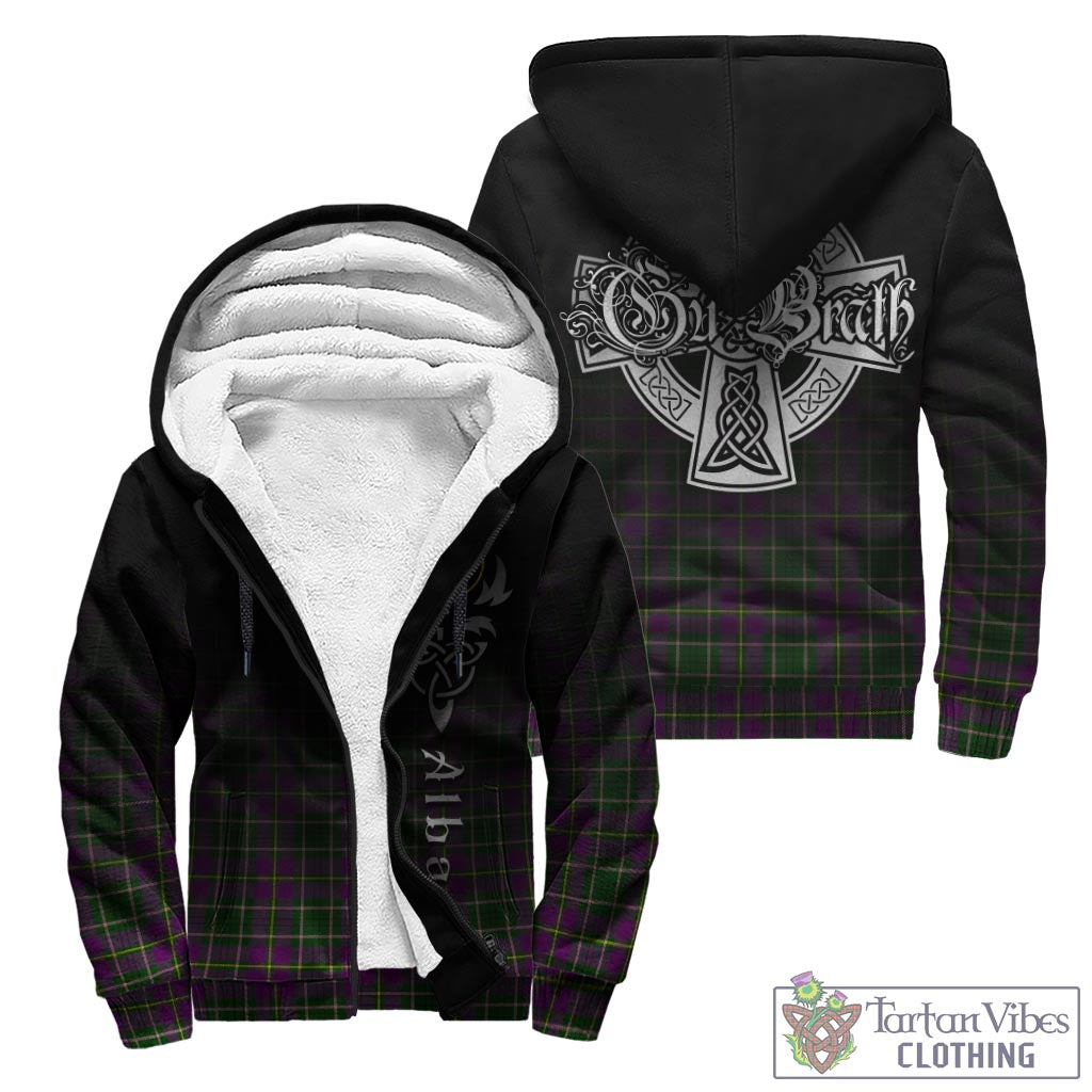 Tartan Vibes Clothing Taylor Tartan Sherpa Hoodie Featuring Alba Gu Brath Family Crest Celtic Inspired