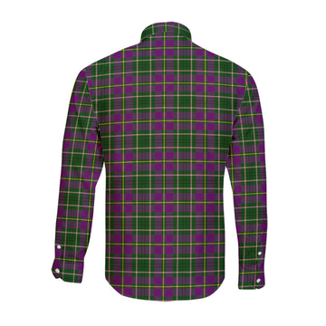 Taylor (Tailylour) Tartan Long Sleeve Button Up Shirt with Family Crest