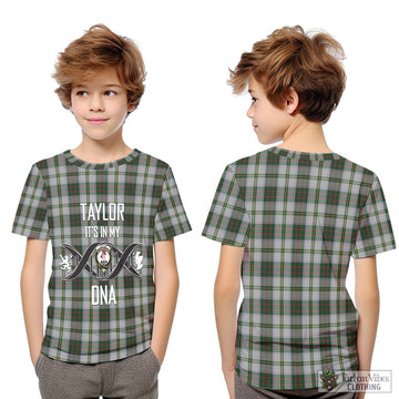 Taylor Dress Tartan Kid T-Shirt with Family Crest DNA In Me Style