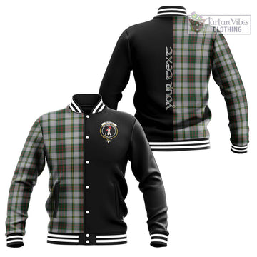 Taylor Dress Tartan Baseball Jacket with Family Crest and Half Of Me Style