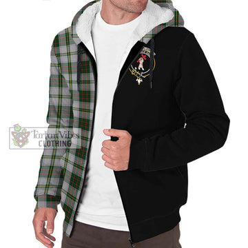 Taylor Dress Tartan Sherpa Hoodie with Family Crest and Half Of Me Style