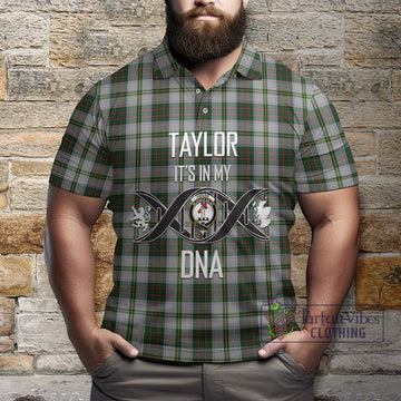 Taylor Dress Tartan Polo Shirt with Family Crest DNA In Me Style