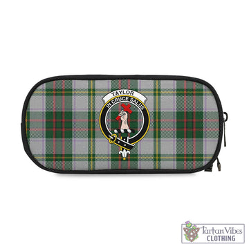 Taylor Dress Tartan Pen and Pencil Case with Family Crest