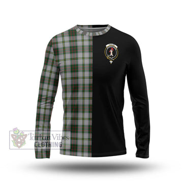 Taylor Dress Tartan Long Sleeve T-Shirt with Family Crest and Half Of Me Style