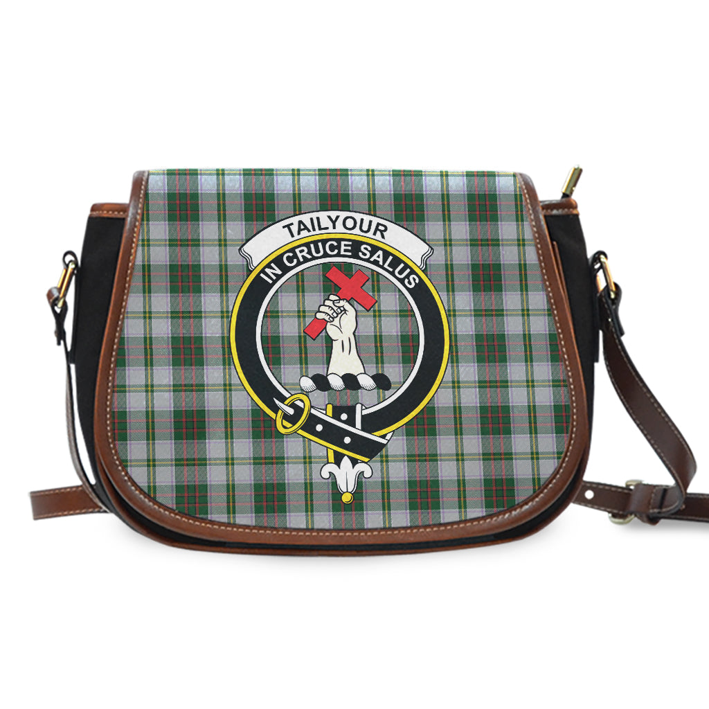 Taylor Dress Tartan Saddle Bag with Family Crest - Tartan Vibes Clothing