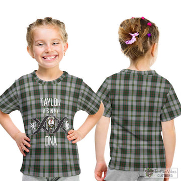 Taylor Dress Tartan Kid T-Shirt with Family Crest DNA In Me Style