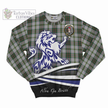 Taylor Dress Tartan Sweatshirt with Alba Gu Brath Regal Lion Emblem