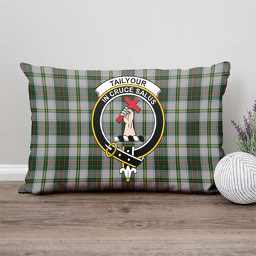 Taylor Dress Tartan Pillow Cover with Family Crest