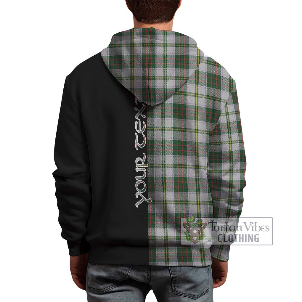 Taylor Dress Tartan Hoodie with Family Crest and Half Of Me Style - Tartanvibesclothing Shop