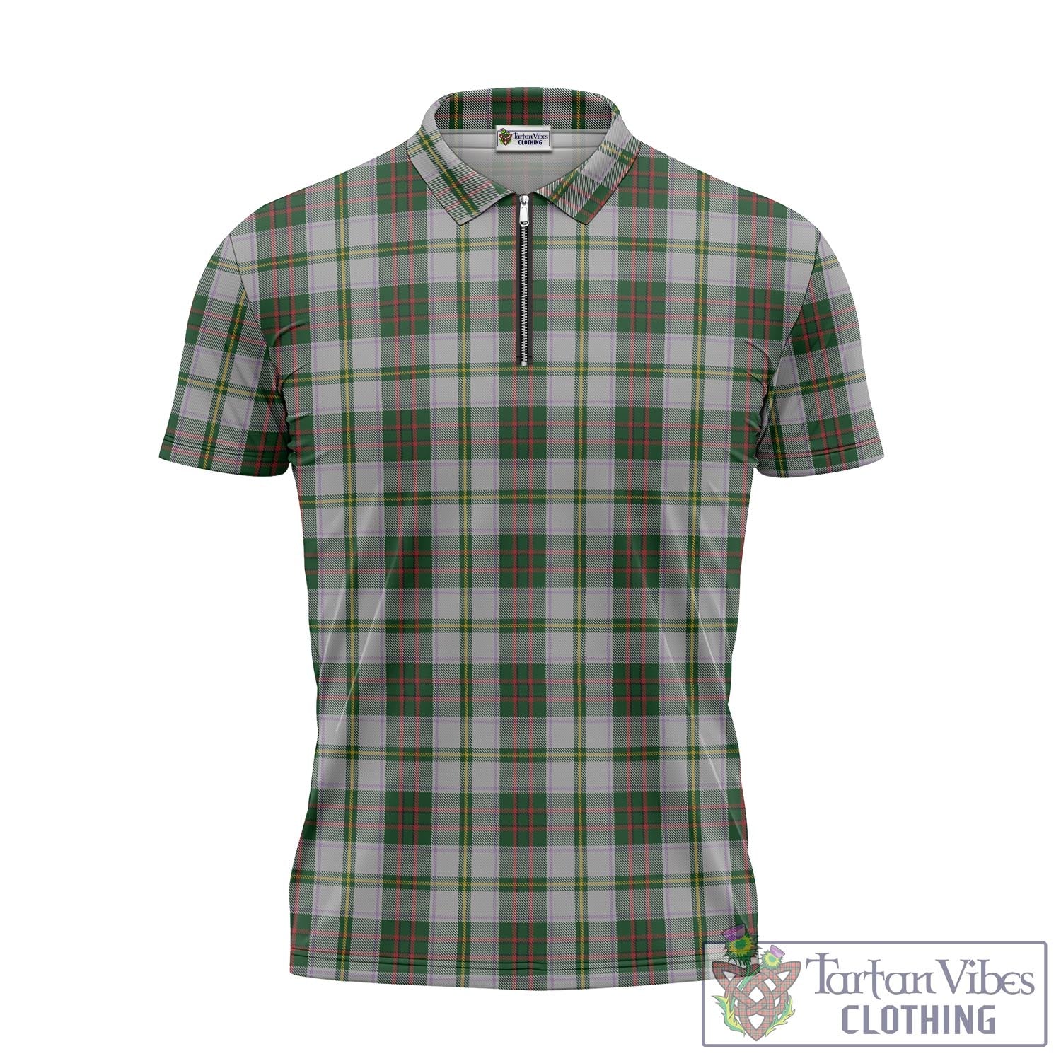 Tartan Vibes Clothing Taylor Dress Tartan Zipper Polo Shirt