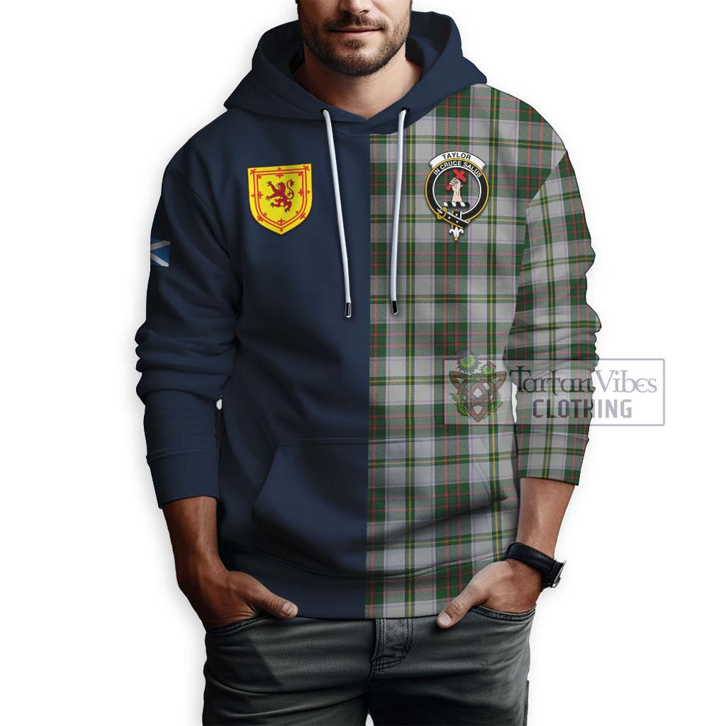 Tartan Vibes Clothing Taylor Dress Tartan Hoodie with Scottish Lion Royal Arm Half Style